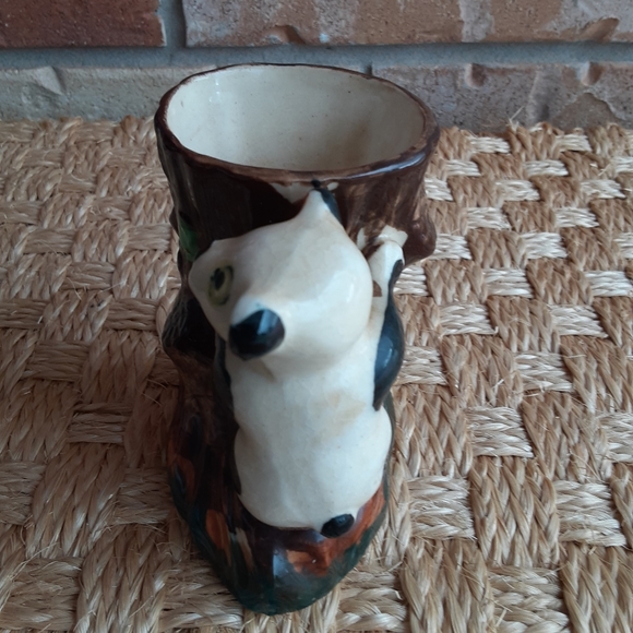 Vintage hand painted ceramic planter vases | Bulldog and Panda | both for $50 - Picture 13 of 15